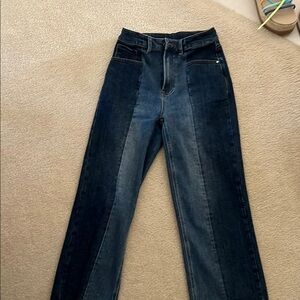 Women's Two-Tone Blue Jeans